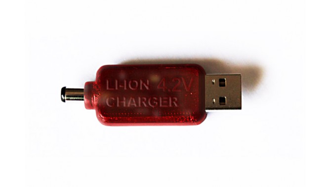 USB li-ion nabíječka 8.4V - PŘIPRAVUJEME