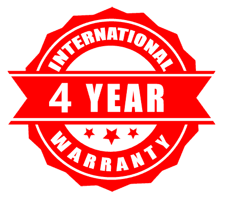 International Warranty 3 years